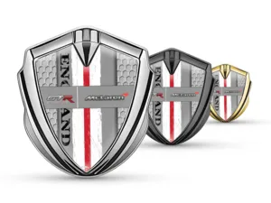 McLaren Metall Emblem Abzeichen Minimaler Stil Universell